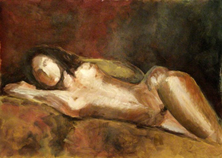 Pintura titulada "obra s/n" por Antonia Cricelli, Obra de arte original, Oleo
