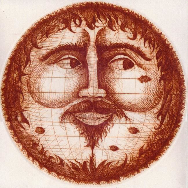 Printmaking titled "Sol" by Antonio Alvarez Gordillo, Original Artwork, Engraving
