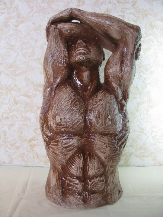 Скульптура под названием "Torso" - Pavel Melnikov, Подлинное произведение искусства, Керамика
