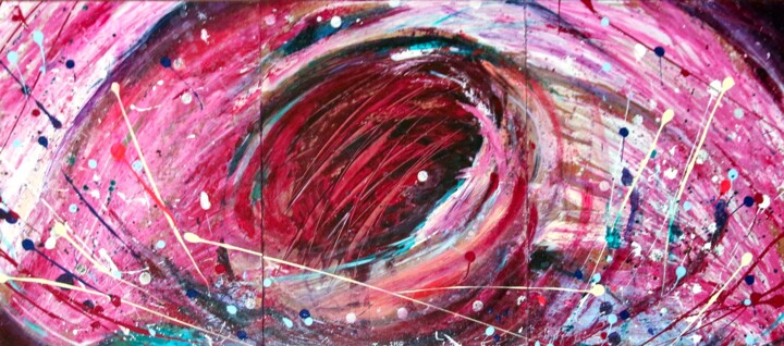 Painting titled "Event Horizon" by Antonio Bagia, Original Artwork, Acrylic