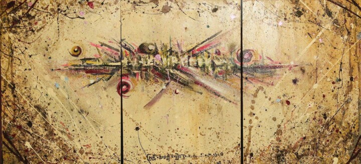 Ζωγραφική με τίτλο "Callan-Symanzik Equ…" από Antonio Bagia, Αυθεντικά έργα τέχνης, Ακρυλικό
