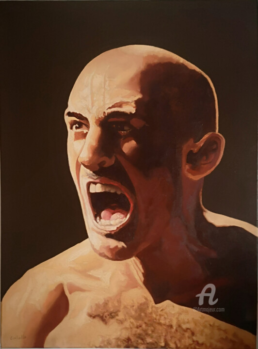 Pintura titulada "Lasciami gridare" por Antonio Cantiello, Obra de arte original, Oleo