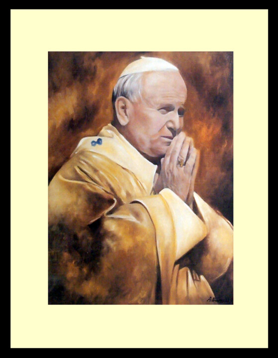 Impressões e gravuras intitulada "João Paulo II - Hom…" por Antonio Guimaraes, Obras de arte originais, Impressão digital