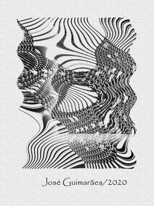 Design intitolato "Metamorfoses do pen…" da Antonio Guimaraes, Opera d'arte originale, Tavola arte