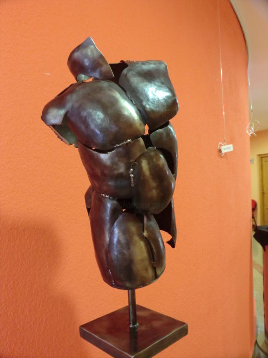 Sculpture titled "TORSO" by Martin Mata, Original Artwork, Metals