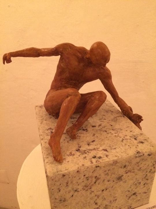 Scultura intitolato "liberame.jpg" da Antonio Rodríguez Medrano, Opera d'arte originale, Colaggio