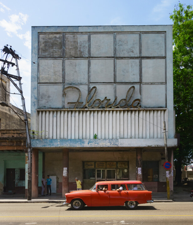 Fotografía titulada "Cine Florida" por Antonio Schubert, Obra de arte original, Fotografía digital