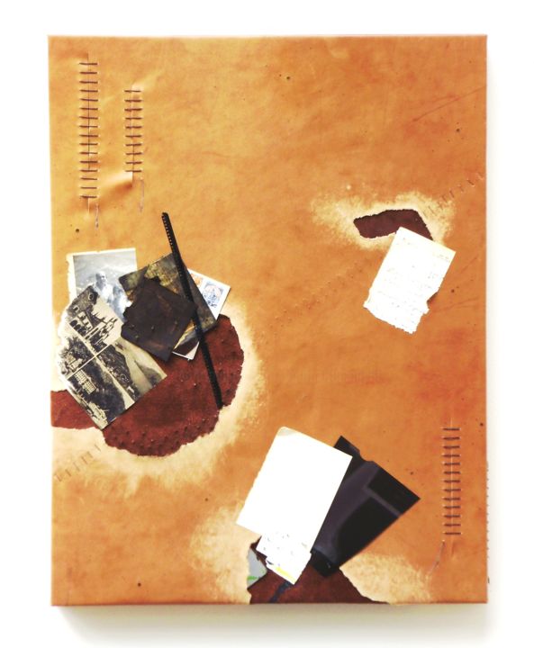 Collages titled "REMINISCENZE" by Antonio Fumagalli, Original Artwork