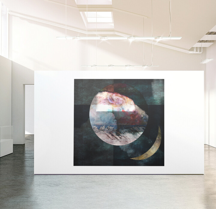 Arte digitale intitolato "pianeta_xx01" da Antonio Giachetti, Opera d'arte originale, Pittura digitale
