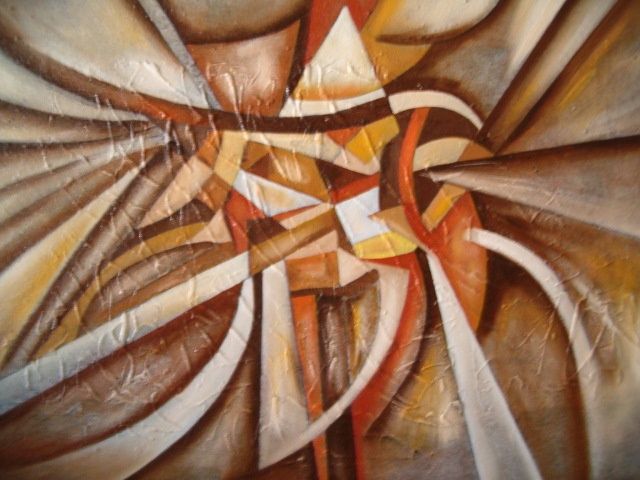 Painting titled "Abstracto" by Antonio Guimaraes Santos, Original Artwork