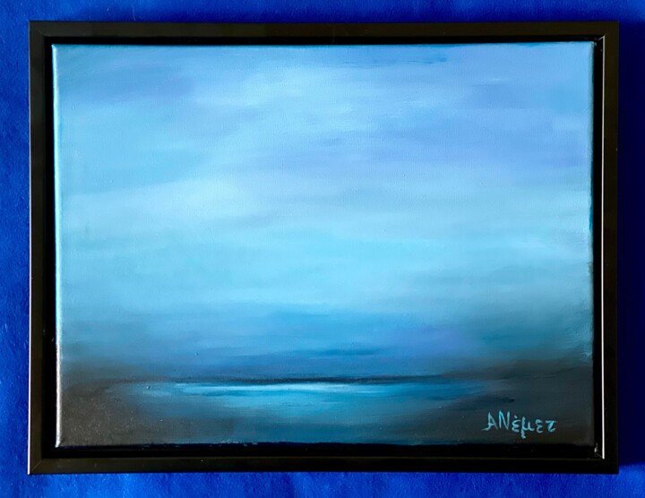 Pittura intitolato "horizon 02/25" da Antonios Nemet, Opera d'arte originale, Acrilico