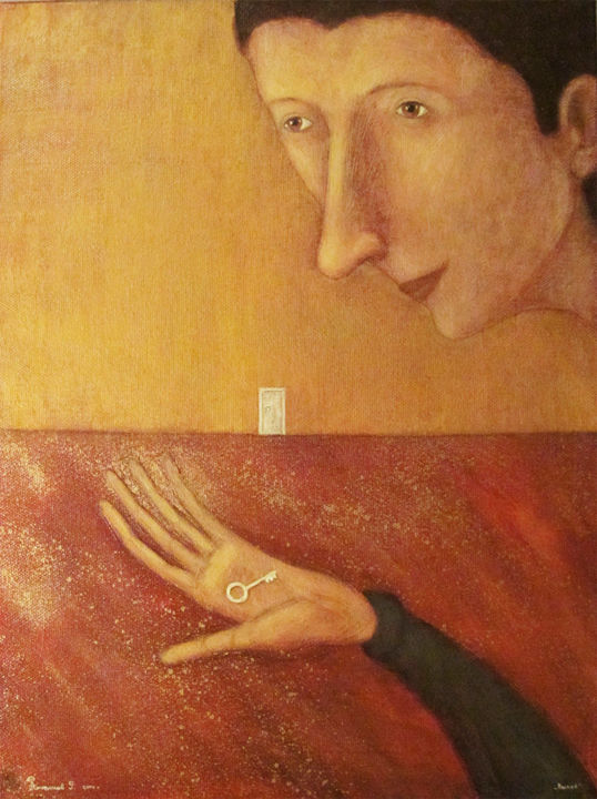 Pintura intitulada "Выход." por Roman Antonov, Obras de arte originais, Óleo