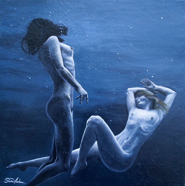 Картина под названием "" Lost illusions"" - Anton Sudas, Подлинное произведение искусства, Масло