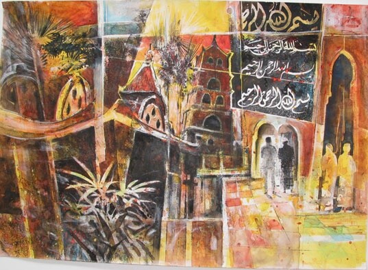 Painting titled "one day in Malaka" by Anuar Dan, Original Artwork