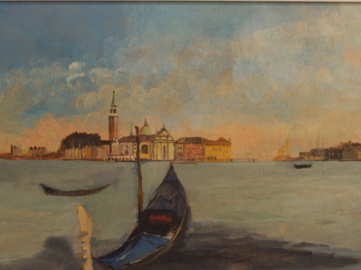 Pittura intitolato "Venice Italy" da Anna Sadzik, Opera d'arte originale