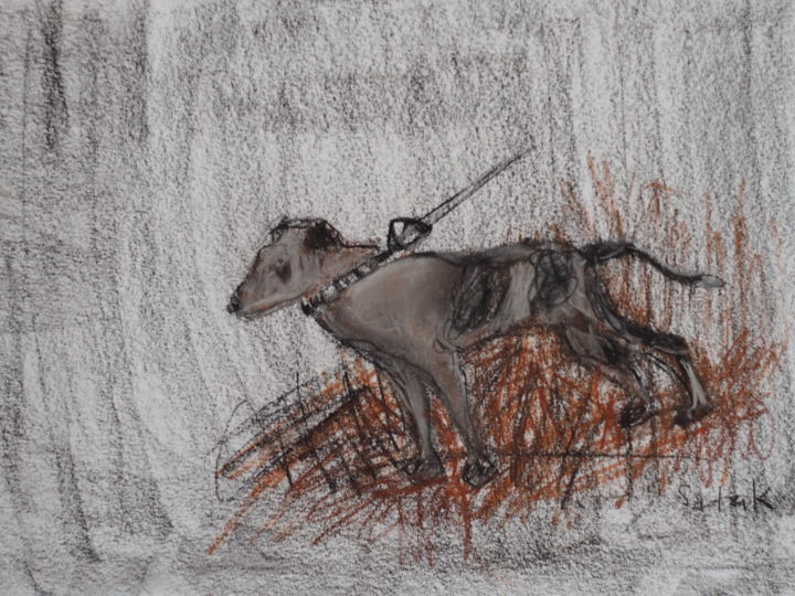 Drawing titled "dog" by Anna Sadzik, Original Artwork