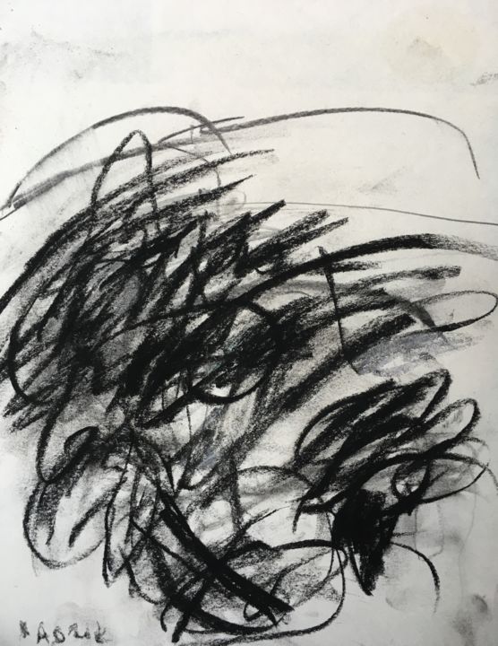 Drawing titled "Marks" by Anna Sadzik, Original Artwork