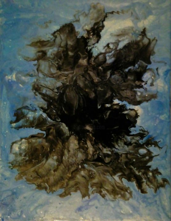 Peinture intitulée "Une explosion d'émo…" par Anyart, Œuvre d'art originale, Acrylique