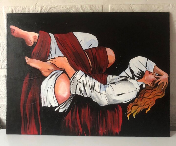 Картина под названием ""Нити" картина на х…" - Анжела Карпова, Подлинное произведение искусства, Акрил