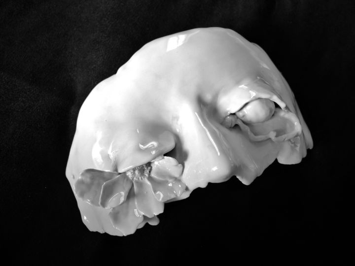 Sculpture intitulée "My Baby Has Your Ey…" par Aodan Aodan, Œuvre d'art originale, Céramique
