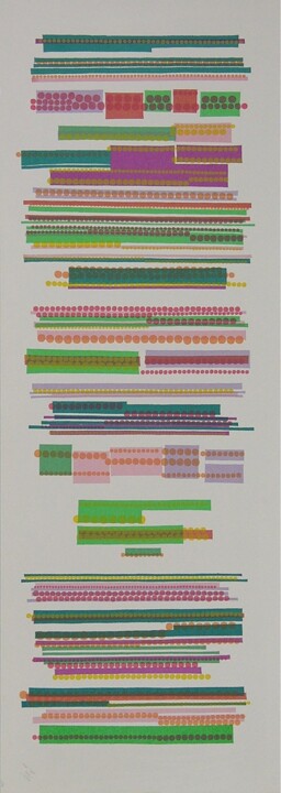 Отпечатки и Гравюры под названием "Dittico A" - Aoi Huber, Подлинное произведение искусства, Шелкография