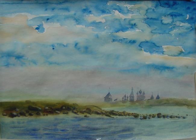 Painting titled "sea_watercolour_on_…" by Arteforte, Original Artwork, Other