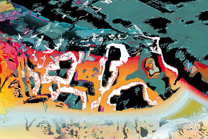Arts numériques intitulée "2242" par Jean Jacques Apertet, Œuvre d'art originale, Photo montage