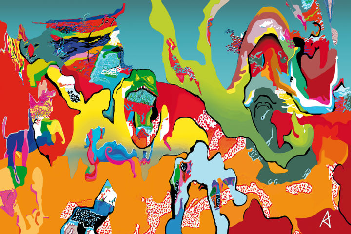 Arts numériques intitulée "2250" par Jean Jacques Apertet, Œuvre d'art originale, Photo montage