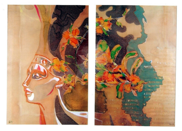 Pintura intitulada "Nil" por Alexandre Podgorny, Obras de arte originais, Pigmentos