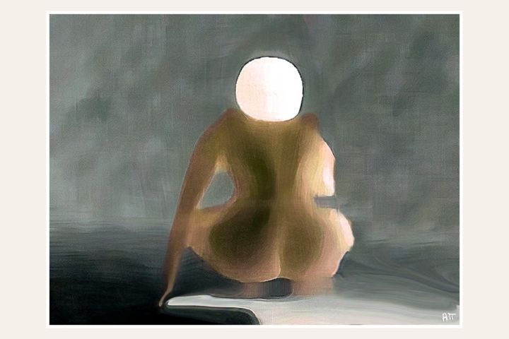 Painting titled "Formes pour une Apo…" by Alexandre Podgorny, Original Artwork