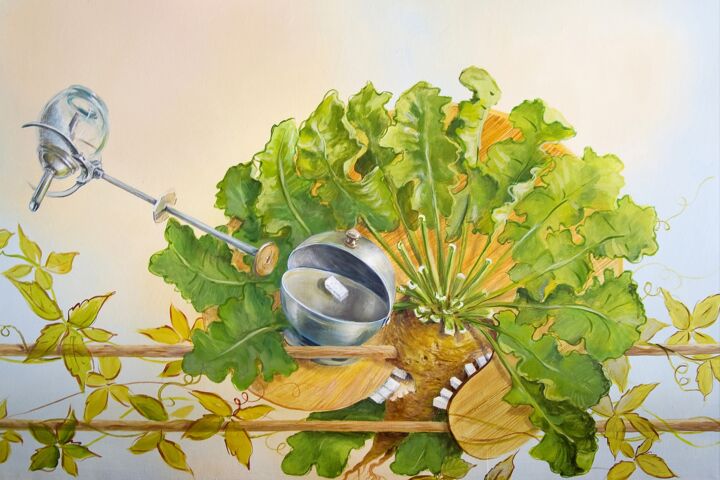 Peinture intitulée "Décors sur plafonds…" par Applestrophe, Œuvre d'art originale, Acrylique