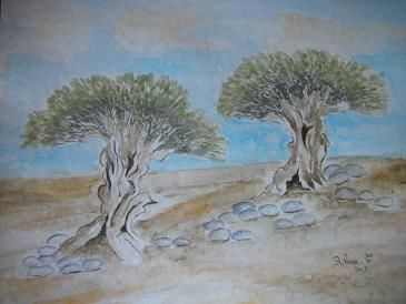 Peinture intitulée "AQUARELLE  ORIGINAL…" par Corinne Ribera, Œuvre d'art originale