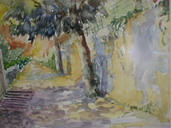 Peinture intitulée "Séguret, Provence,…" par Jacqueline De Streel, Œuvre d'art originale