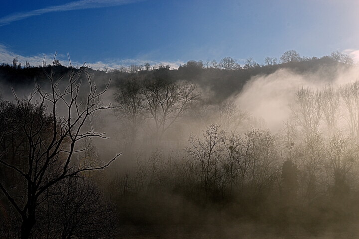 Photographie intitulée "le ciel matinal" par Aquartistiq, Œuvre d'art originale, Photographie numérique