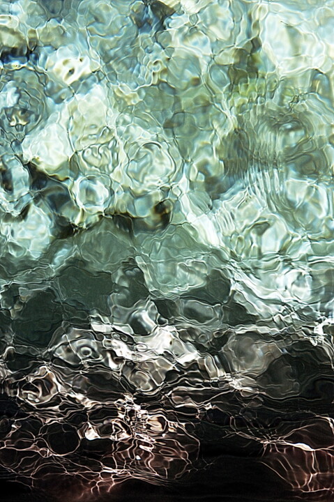 Photographie intitulée "reflets piscine" par Aquartistiq, Œuvre d'art originale, Photographie numérique