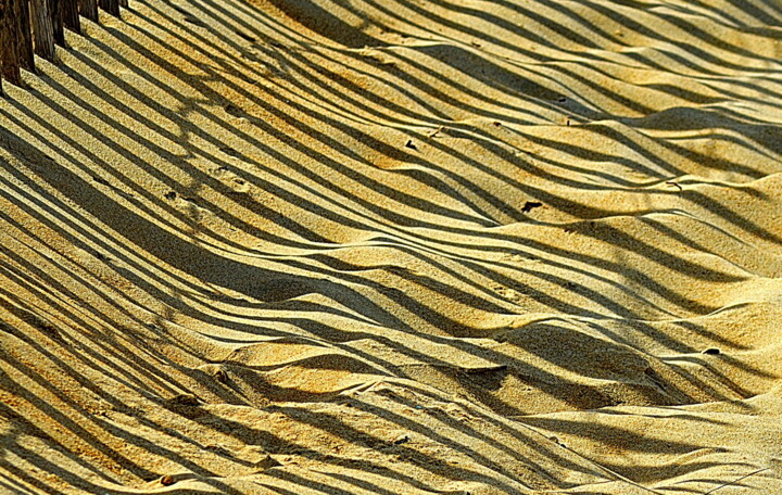 Photographie intitulée "motif sable" par Aquartistiq, Œuvre d'art originale, Photographie numérique