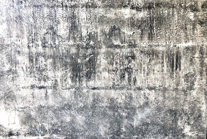 Peinture intitulée "The Wall" par Ara Lamnis, Œuvre d'art originale, Acrylique