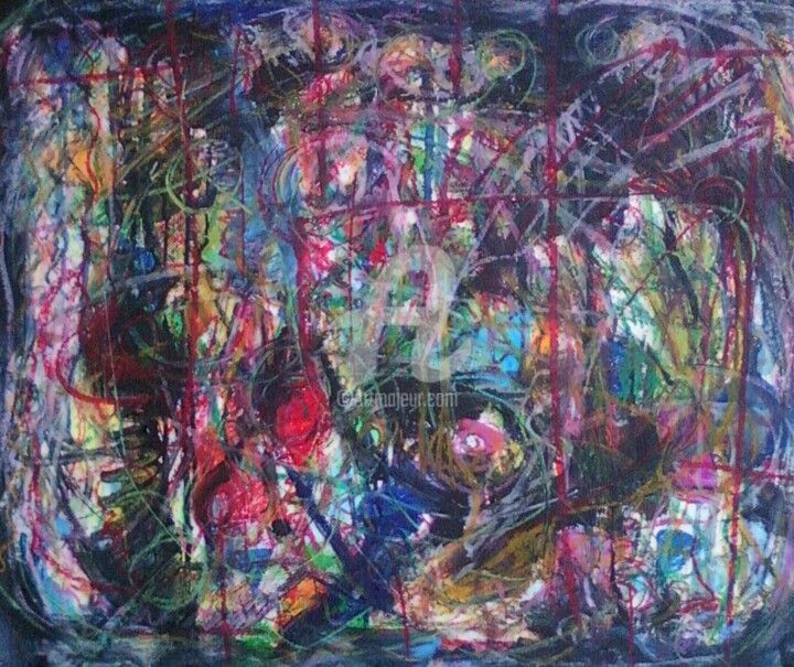 Pittura intitolato "Midday 37" da Aram Simonyan, Opera d'arte originale, Acrilico