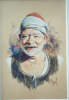 Painting titled "What a Smile!" by Abdel Raouf Abdel Khalek, Original Art,