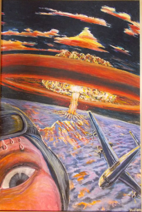 Malerei mit dem Titel "October, 30th 1961" von Artyom Ukhov, Original-Kunstwerk, Acryl