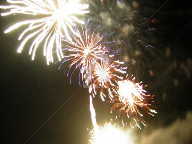 "feu d'artifice" başlıklı Fotoğraf Arc En Ciel De Marie tarafından, Orijinal sanat