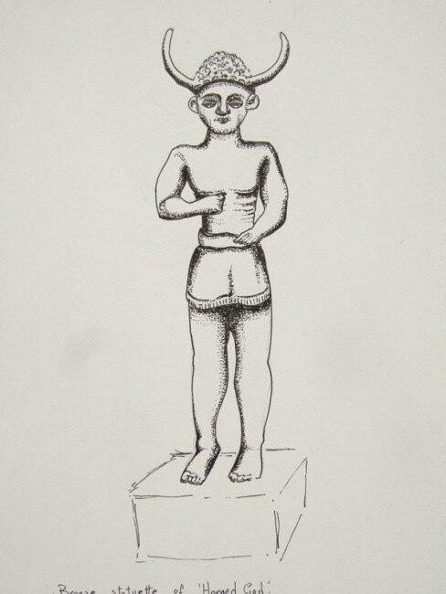 Drawing titled "chalco16.jpg" by Archaeological Illustration, Original Artwork