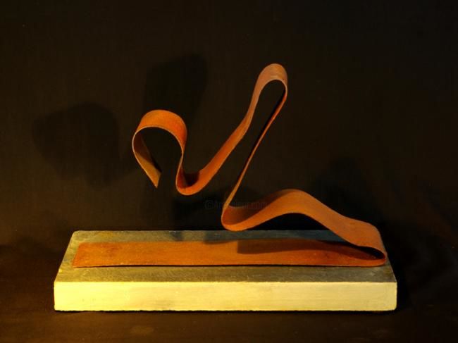 Sculpture intitulée ""NATADOR"" par José María Rubio Anaya, Œuvre d'art originale