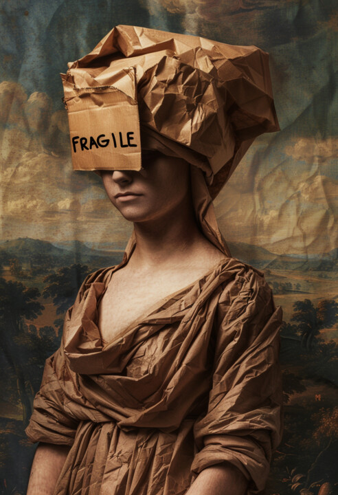 Digital Arts titled "Fragile - Limited E…" by Archimede Art, Original Artwork, Digital Print