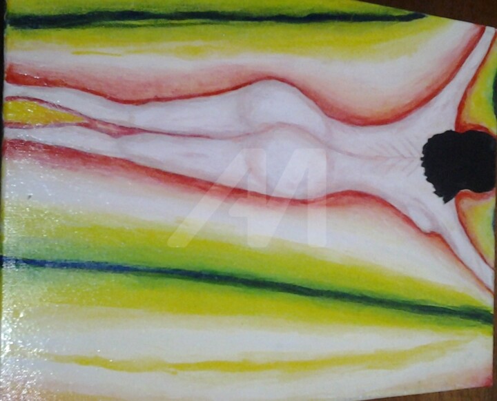 Pittura intitolato "Bellezza fenninile" da Arduino Rossi, Opera d'arte originale, Acrilico