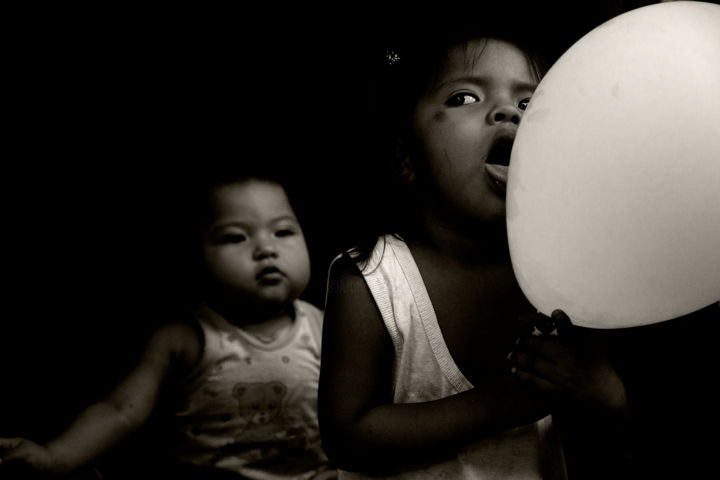 Fotografie getiteld "Ballon" door Mohadib', Origineel Kunstwerk