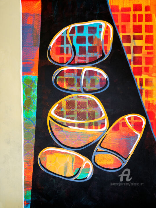 Painting titled "Balance5" by Ariadna De Raadt, Original Artwork, Acrylic