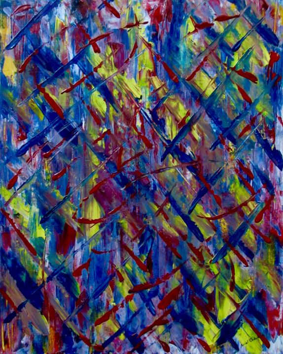Ζωγραφική με τίτλο "Colours Of The Soul…" από Ariel Chavarro Avila, Αυθεντικά έργα τέχνης, Ακρυλικό