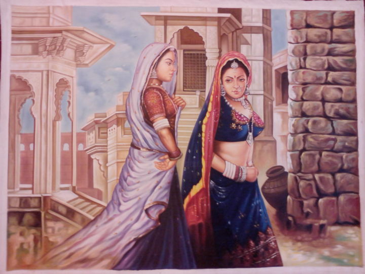 Painting titled "img-20140222-124052…" by Arif Sheikh, Original Artwork, Acrylic