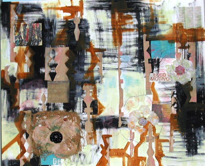 Collages intitolato "ricordi di carta-10…" da Maria Irene Vairo, Opera d'arte originale, Altro